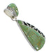 Southwestern Turquoise Silver Pendant QX77112